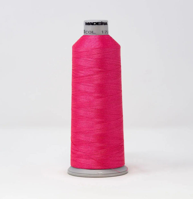 Madeira Polyneon 1721 Flamingo Pink Embroidery Thread 5500 Yards