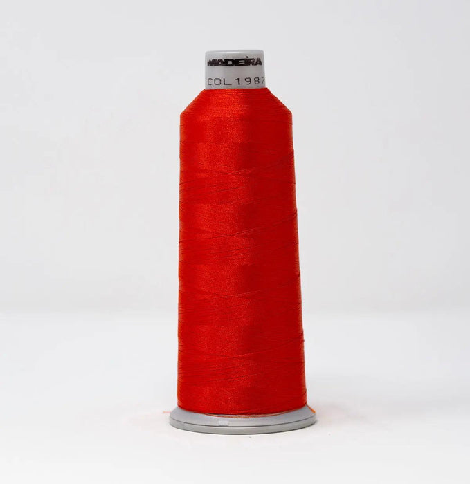 Madeira Polyneon 1987 Paprika Embroidery Thread 5500 Yards