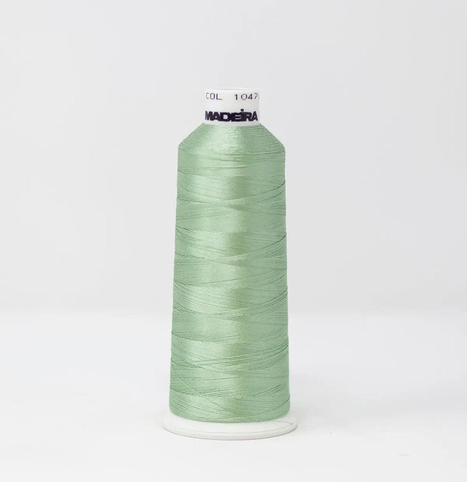 Madeira Rayon 1047 Celadon Embroidery Thread 5500 Yards
